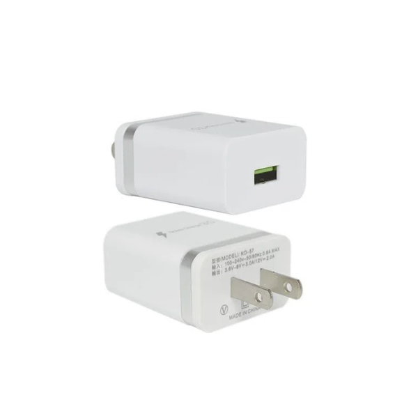 CargadorUSB Cargador Usb 3A Blanco TECNIGO
