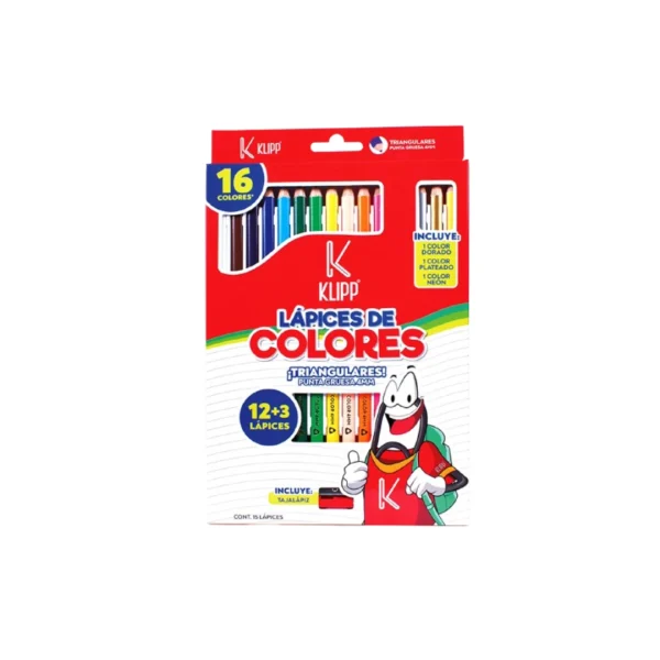 Colores 16 Klipp Colores por 12+2 unidades 4mm KLIPP