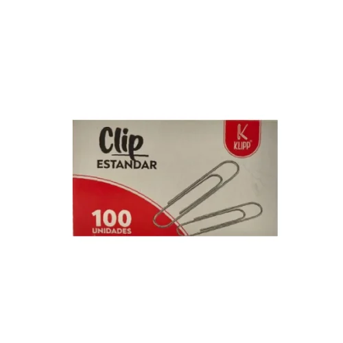 Gancho clip 100 unidades estándar metálico KLIPP