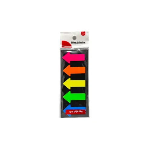 Notas banderitas flechas 5 colores neón x 100 hojas KLIPP