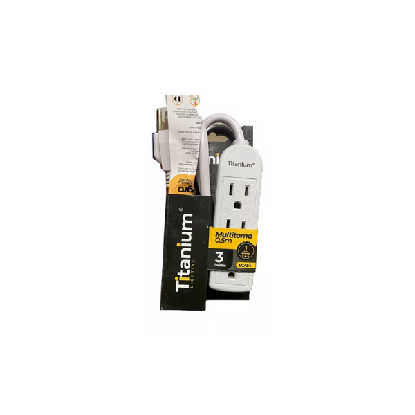 Multitoma Eléctrica x 3 Entradas TITANIUM