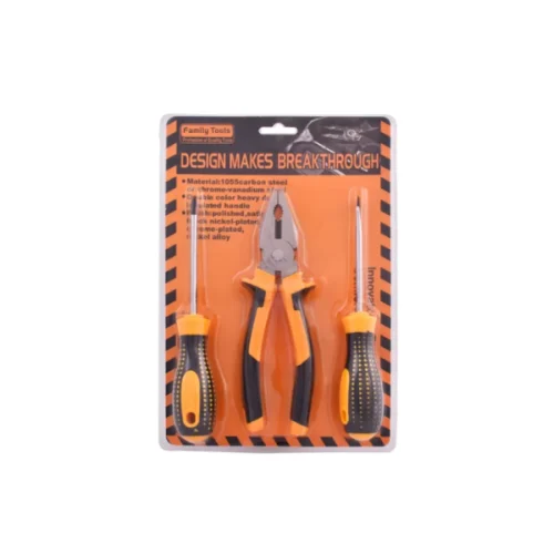 Set Alicate mas Destornilladores con punta magnética