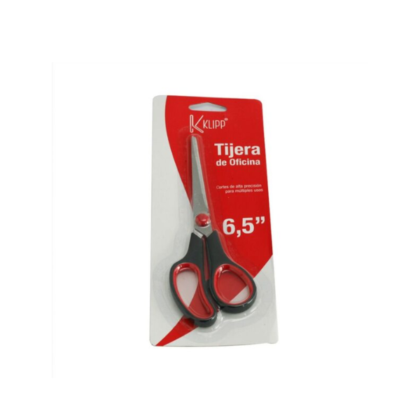 TIJERA OFICINA PEQUEÑA 6.5″ PULGADAS KLIPP Tijeras oficina 6.5″ Klipp